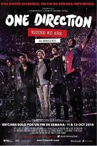 Carátula de la película 'One Direction: Where We Are - The Concert Film'