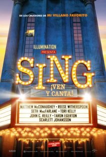 Carátula de la película 'Sing ¡Ven y canta!'