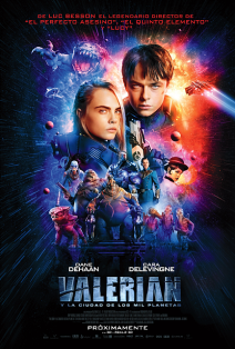 Poster de la película 'Valerian y la ciudad de los mil planetas'